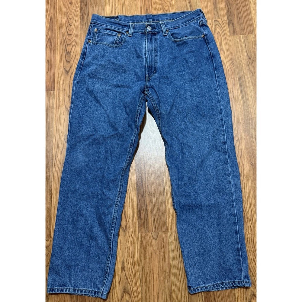 Levi's 550 Relaxed Fit Jeans Mens 36x30 Blue Denim Tapered Leg